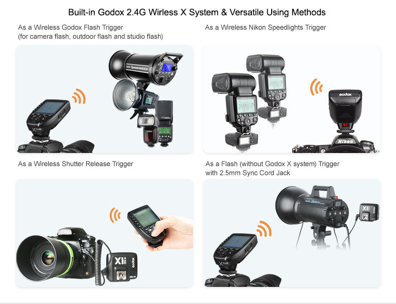 Godox XProN TTL Wireless Flash Trigger for Nikon Cameras Godox XProN TTL Wireless Flash Trigger for Nikon Cameras